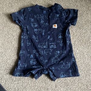Carhartt shortie onsies 6m